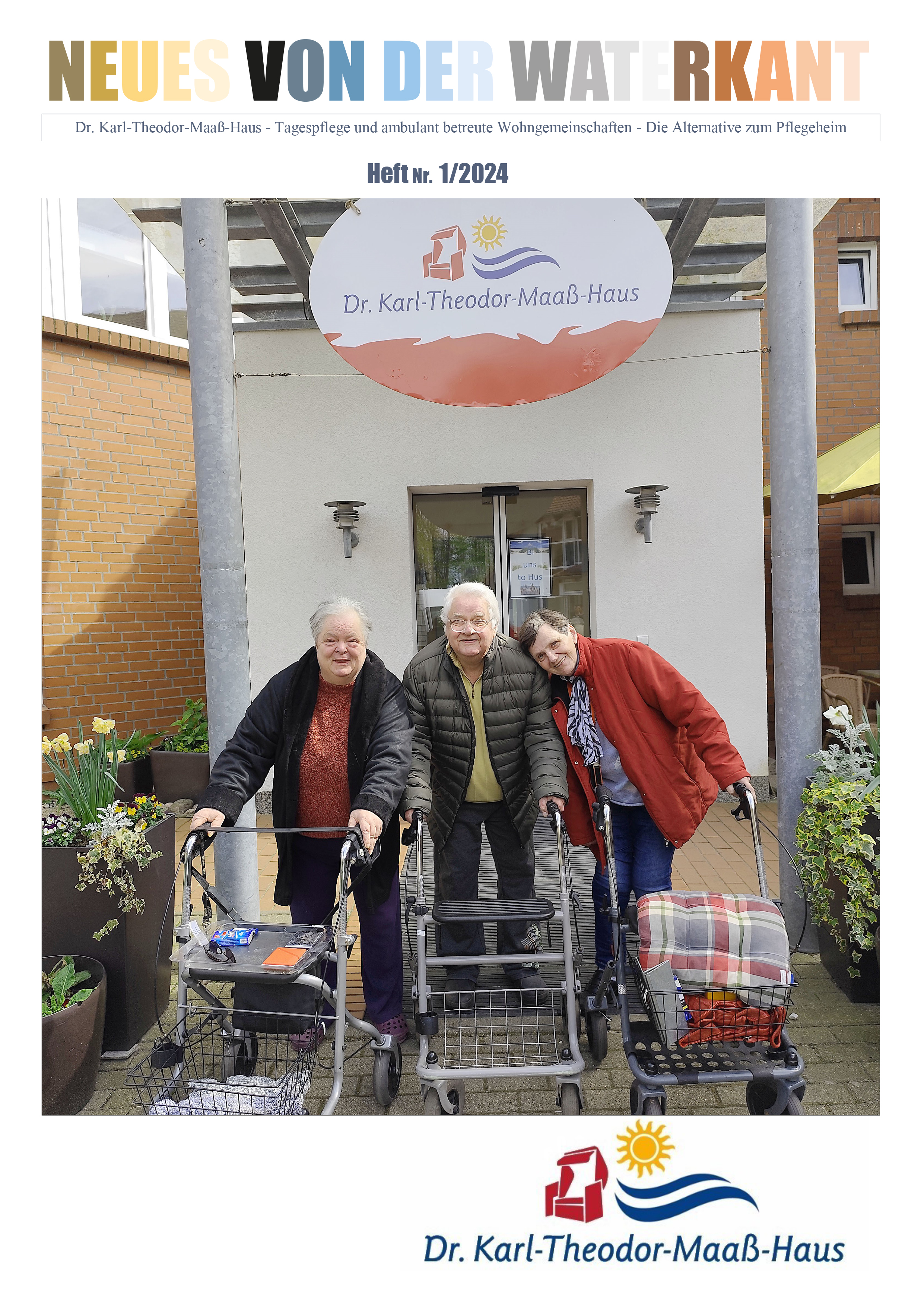 Cover der aktuellen Ausgabe der Zeitschrift "Neues von der Waterkant"