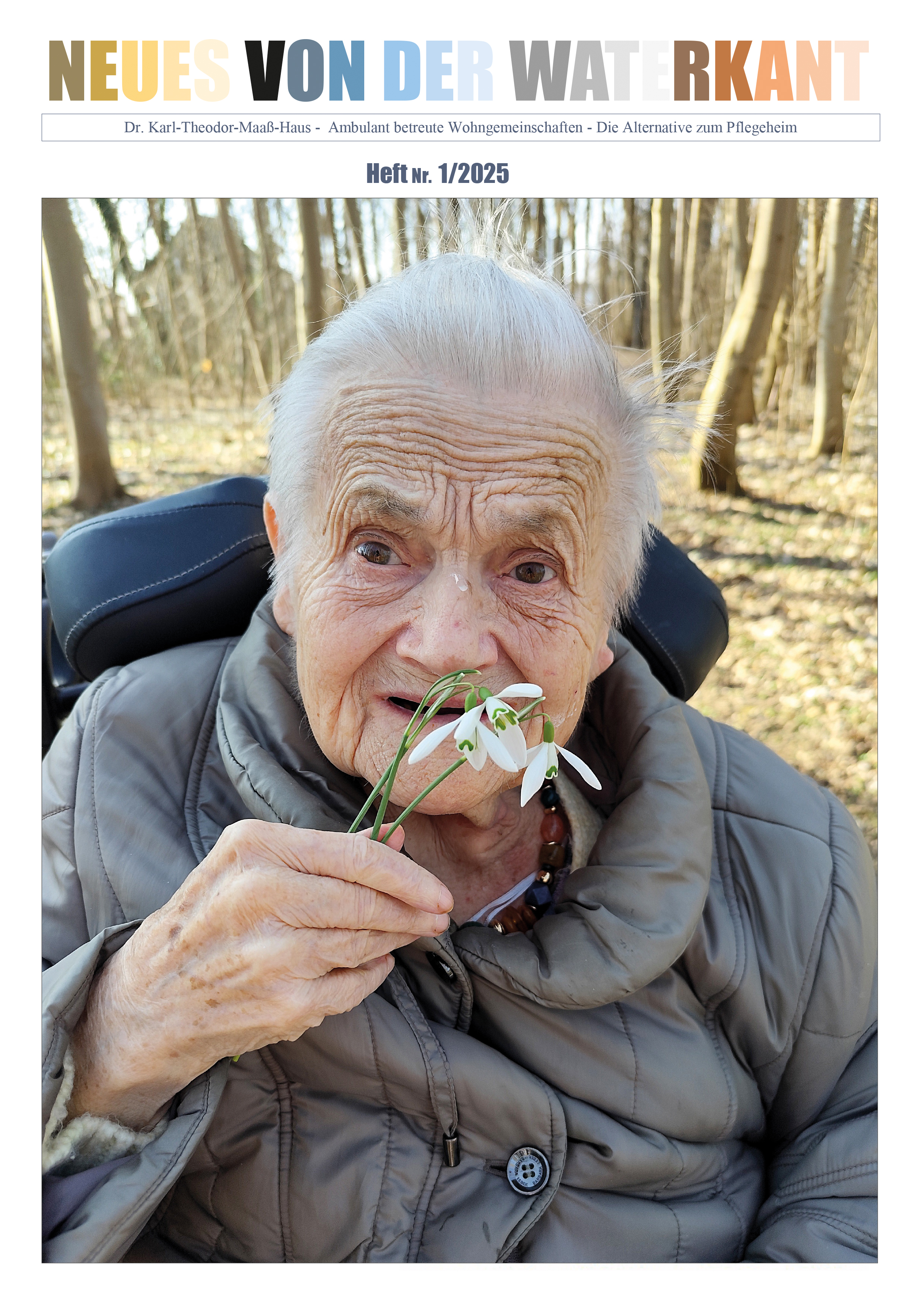 Cover der aktuellen Ausgabe der Zeitschrift "Neues von der Waterkant"
